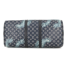 将图像加载到图库查看器中，LOUIS VUITTON Keepall Bandouliere - Chapman Brothers NavyM54257 Monogram / Savannah Size 55
