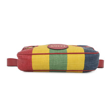 将图像加载到图库查看器中，GUCCI Baiadera Waist Bag Red/Multicolor625895 Canvas Leather
