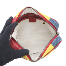 将图像加载到图库查看器中，GUCCI Baiadera Waist Bag Red/Multicolor625895 Canvas Leather
