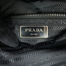 Load image into Gallery viewer, PRADA Triangle Logo Quilted Shoulder Bag Black2VH991_2BE6_F0806 Nylon Leather

