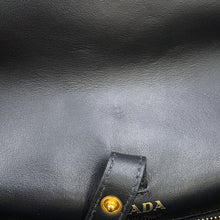 将图像加载到图库查看器中，PRADA Corsaire 2WAY Bag Black1BD080_2AIX_F0002 Leather

