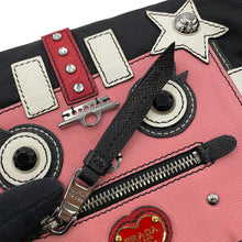 Load image into Gallery viewer, PRADA Robot Backpack Black/Pink/White1BZ811 Nylon Leather
