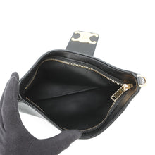 将图像加载到图库查看器中，CELINE Willturn Clutch 2-way Bag Black113673FEO.38NO Leather
