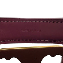 将图像加载到图库查看器中，CELINE Maillon Triomphe Bucket Bag Bordeaux193043 Leather
