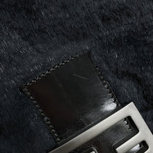 将图像加载到图库查看器中，FENDI Mamma bucket Black Fur Leather
