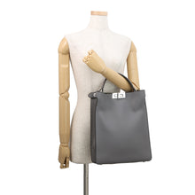 Load image into Gallery viewer, FENDI Peekaboo X-Lite Gray7VA611 Leather Size Small
