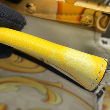 将图像加载到图库查看器中，FENDI Fendace Peekaboo White/Yellow8BN244 Leather Size Mini
