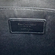 将图像加载到图库查看器中，SAINT LAURENT PARIS Skull Print Tablet Case Clutch Bag Black/Beige397294DQD1U1070 Leather
