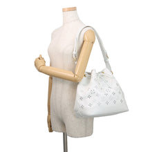 将图像加载到图库查看器中，LOUIS VUITTON LV Broderie Anglaise Noe 2022 Stainless Steel BlancM20740 Calf Leather Monogram Size PM
