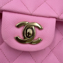 Load image into Gallery viewer, CHANEL Matelasse ChainShoulder Bag PinkA01112 Caviar Leather Size 25
