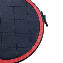 Load image into Gallery viewer, CHANEL Matelasse Round Chain Shoulder Bag Navy/PinkAP0060 Lambskin
