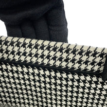 将图像加载到图库查看器中，Dior Book Tote Houndstooth White/BlackM1286ZRPI_M081 Canvas Size Large
