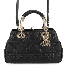 Load image into Gallery viewer, Dior Lady 95.22 2WAY Bag BlackM0699OVJX_M900 Calf Leather Size Medium
