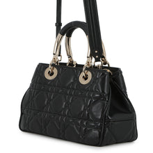 Load image into Gallery viewer, Dior Lady 95.22 2WAY Bag BlackM0699OVJX_M900 Calf Leather Size Medium
