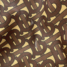 Load image into Gallery viewer, BURBERRY TBMonogram Stripe ECanvas Tote Bag Black PVC Leather
