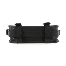 将图像加载到图库查看器中，BURBERRY Leopard Shoulder Bag Black/Orange8050873 PVC Leather
