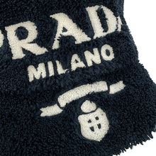 将图像加载到图库查看器中，PRADA Logo Embroidery Bucket Hat Size S Black1HC137_2DX0 Polyester100%
