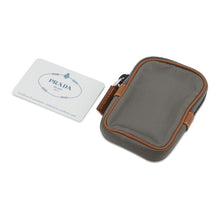 将图像加载到图库查看器中，PRADA Shoulder Bag Black/Gray/Brown2VD769 Nylon Leather
