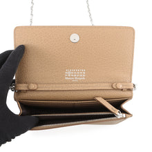 将图像加载到图库查看器中，Maison Margiela Maison Margiela 4 Stitch Chain Wallet BeigeSA3UI0008P4455T2172 Leather
