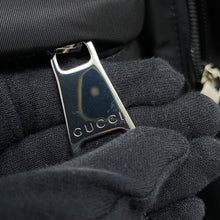 将图像加载到图库查看器中，GUCCI Cherie line Backpack Black800265 Nylon Leather
