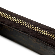 将图像加载到图库查看器中，LOUIS VUITTON Zippy Wallet Animogram Nicolas Ghesquière Rabbit Brown/GreenM83689 Monogram/Patent Leather
