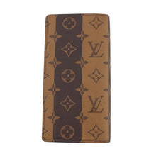 Load image into Gallery viewer, LOUIS VUITTON Portefeuille Brazza BrownM81008 Monogram stripe
