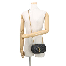 将图像加载到图库查看器中，SAINT LAURENT PARIS Baby Chai ChainShoulder Bag Black399289BWT011000 Leather

