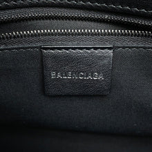 Load image into Gallery viewer, BALENCIAGA Signature BB Monogram Handbag Black702699 Calf Leather Size Small
