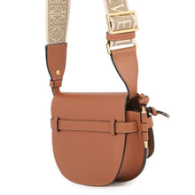 将图像加载到图库查看器中，LOEWE Gate Shoulder Bag BrownA650N46X13 Leather Canvas Size Mini
