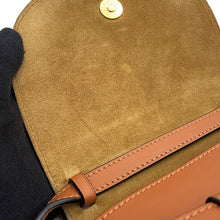 将图像加载到图库查看器中，LOEWE Gate Shoulder Bag BrownA650N46X13 Leather Canvas Size Mini
