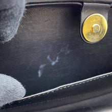 将图像加载到图库查看器中，LOEWE Handbag Black Leather
