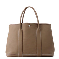 HERMES Garden Party Etoupe Negonda Leather Size PM