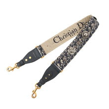 Load image into Gallery viewer, Dior Oblique Saddlebag Navy/BeigeM0456CTZQ Canvas Leather Size Mini
