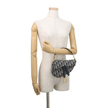 Load image into Gallery viewer, Dior Oblique Saddlebag Navy/BeigeM0456CTZQ_M928 Canvas Size Mini
