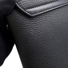 将图像加载到图库查看器中，Dior Pillow Saddlebag Black Leather

