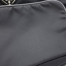 Load image into Gallery viewer, PRADA Logo Clutch Bag Black2N1655 Nylon
