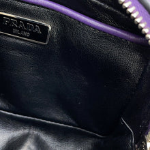 Load image into Gallery viewer, PRADA Studded Camera Bag Shoulder Bag Purple1N1674 Leather
