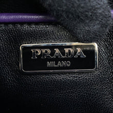 Load image into Gallery viewer, PRADA Studded Camera Bag Shoulder Bag Purple1N1674 Leather
