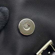 Load image into Gallery viewer, PRADA Mini Backpack Chain Shoulder Bag Black1BH029 Nylon
