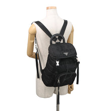 Load image into Gallery viewer, PRADA Quilted Backpack Black1BZ002_2A4G_F0002 Nylon
