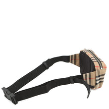 Load image into Gallery viewer, BURBERRY Checkered Crossbody Bag Beige8014420 Nylon
