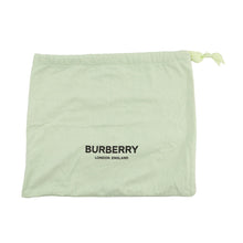 将图像加载到图库查看器中，BURBERRY Olympia Half Moon Shoulder Bag Black/Gray8039779 Canvas Leather Size Small
