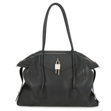 将图像加载到图库查看器中，Givenchy Antigona Padlock Soft Tote Bag BlackBK508DK154-001 Leather Size Large
