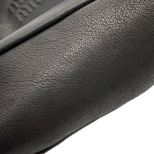Load image into Gallery viewer, MIUMIU Logo Shoulder Pouch Black5NF460_AEFX_F0002 Nappa Leather
