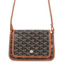 Load image into Gallery viewer, GOYARD Plumé Shoulder Bag Black/TanPLUMETPMLTY01CL03P PVC Leather
