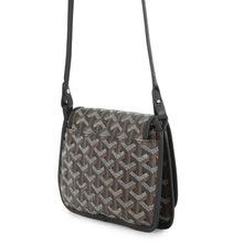 Load image into Gallery viewer, GOYARD Plumet Pouch Wallet Shoulder Bag BlackPLUMETPMLTY01CL01P PVC Leather
