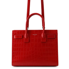 将图像加载到图库查看器中，SAINT LAURENT PARIS Jour 2wayBag Red392032 Embossed Leather
