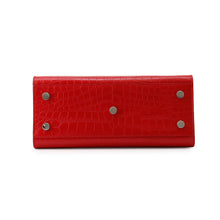 将图像加载到图库查看器中，SAINT LAURENT PARIS Jour 2wayBag Red392032 Embossed Leather
