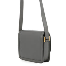 将图像加载到图库查看器中，SAINT LAURENT PARIS Solferino Satchel Shoulder Bag storm6343060SX0W1112 box leather Size Small
