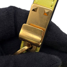 Load image into Gallery viewer, Valentino Garavani V sling Shoulder Bag Yellow Leather
